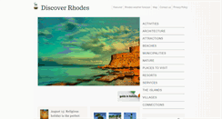 Desktop Screenshot of discover-rhodes.com